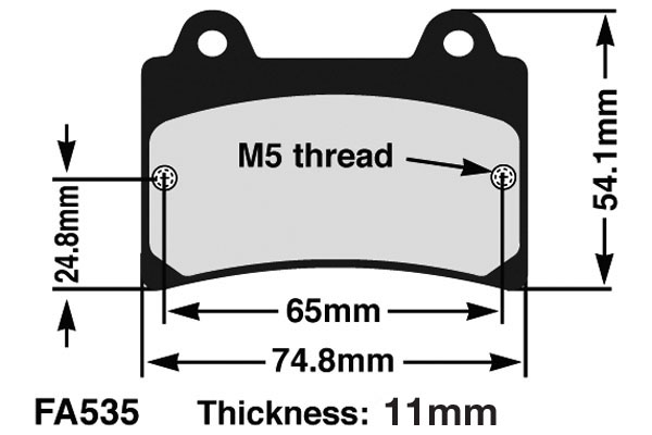 EBC Brakes Replacement Kart Brake Pad Set